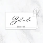 Modern Calligraphy Table Place cards - Ooh Aah Invitations